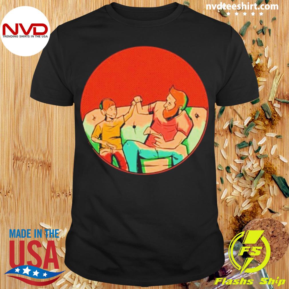 Father And Son Video Games Shirt
