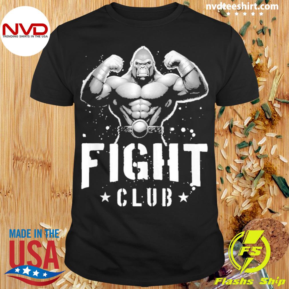 Gorilla Fighter Mixed Martial Arts Boxing Mma Fight Club Shirt