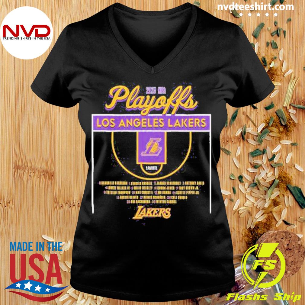 Los Angeles Lakers Stadium 2023 NBA Playoffs Roster Shirt, hoodie, sweater,  long sleeve and tank top