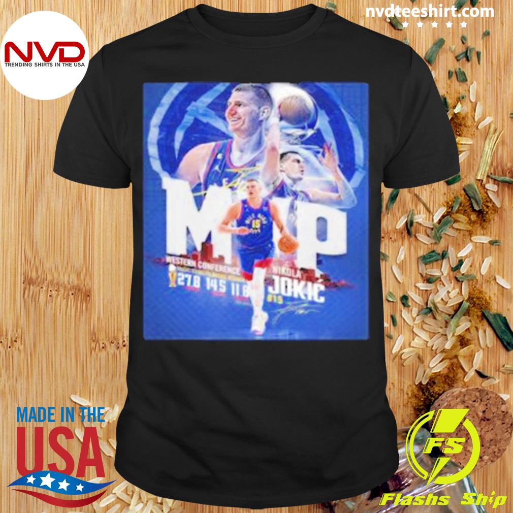 Nikola Jokic Wins The MVP Western Conference Magic Johnson Award Winner Vintage Shirt