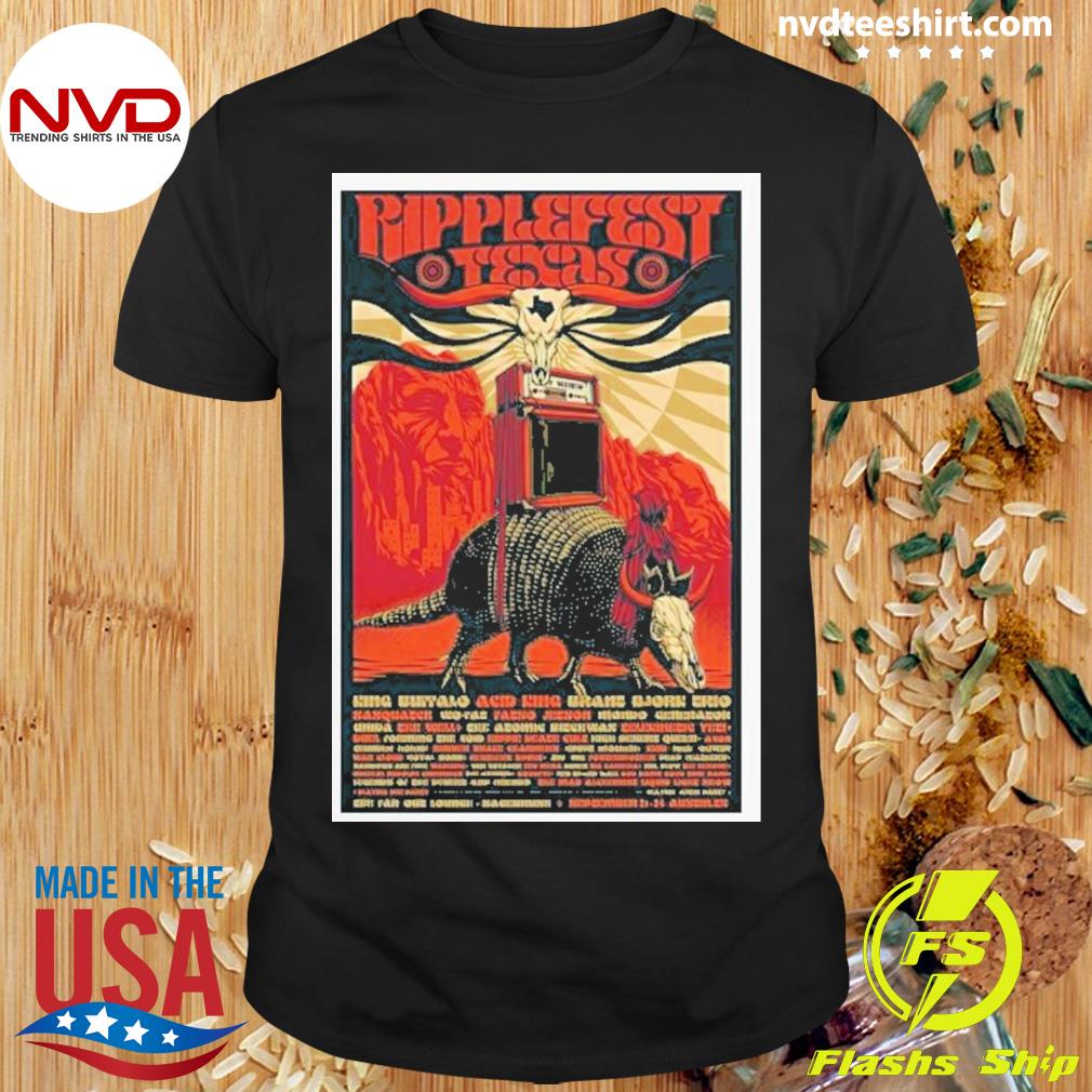 Ripplefest Texas Sept 21-24 2023 Austin Tx Shirt