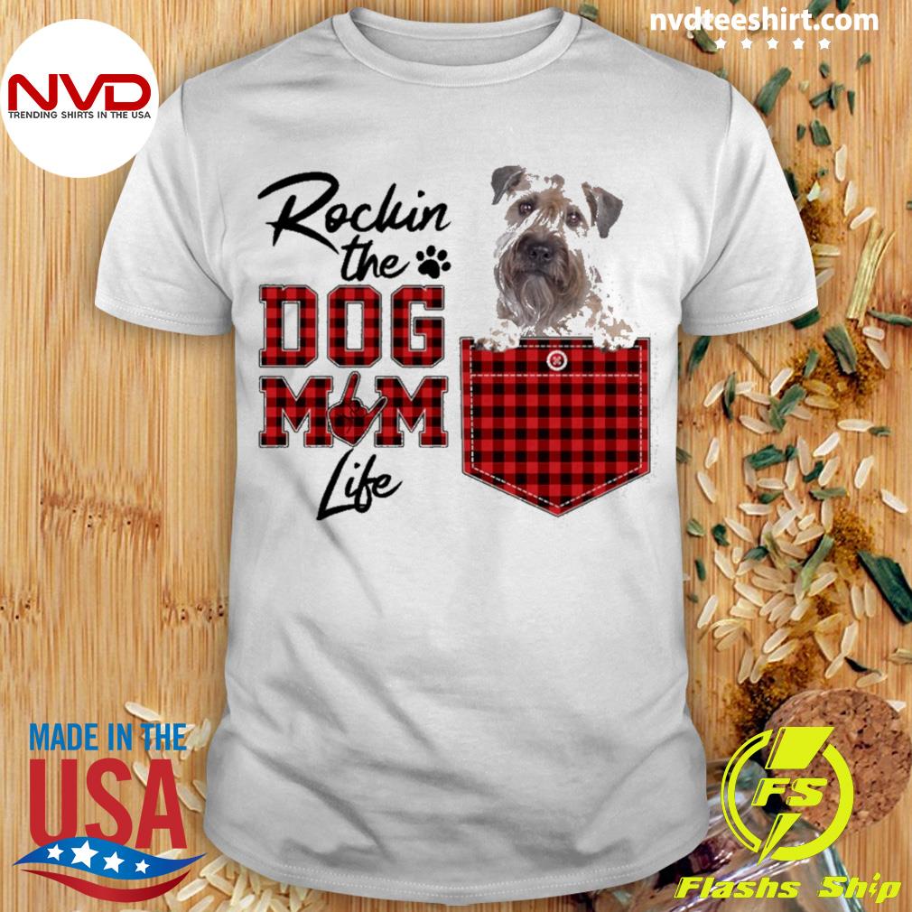 Rockin' The Dog Mom Life Wheaten Terrier Shirt