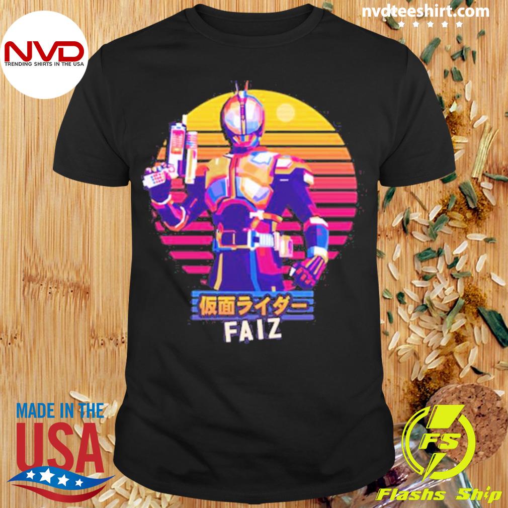 Sunset Art Kamen Rider Faiz Shirt