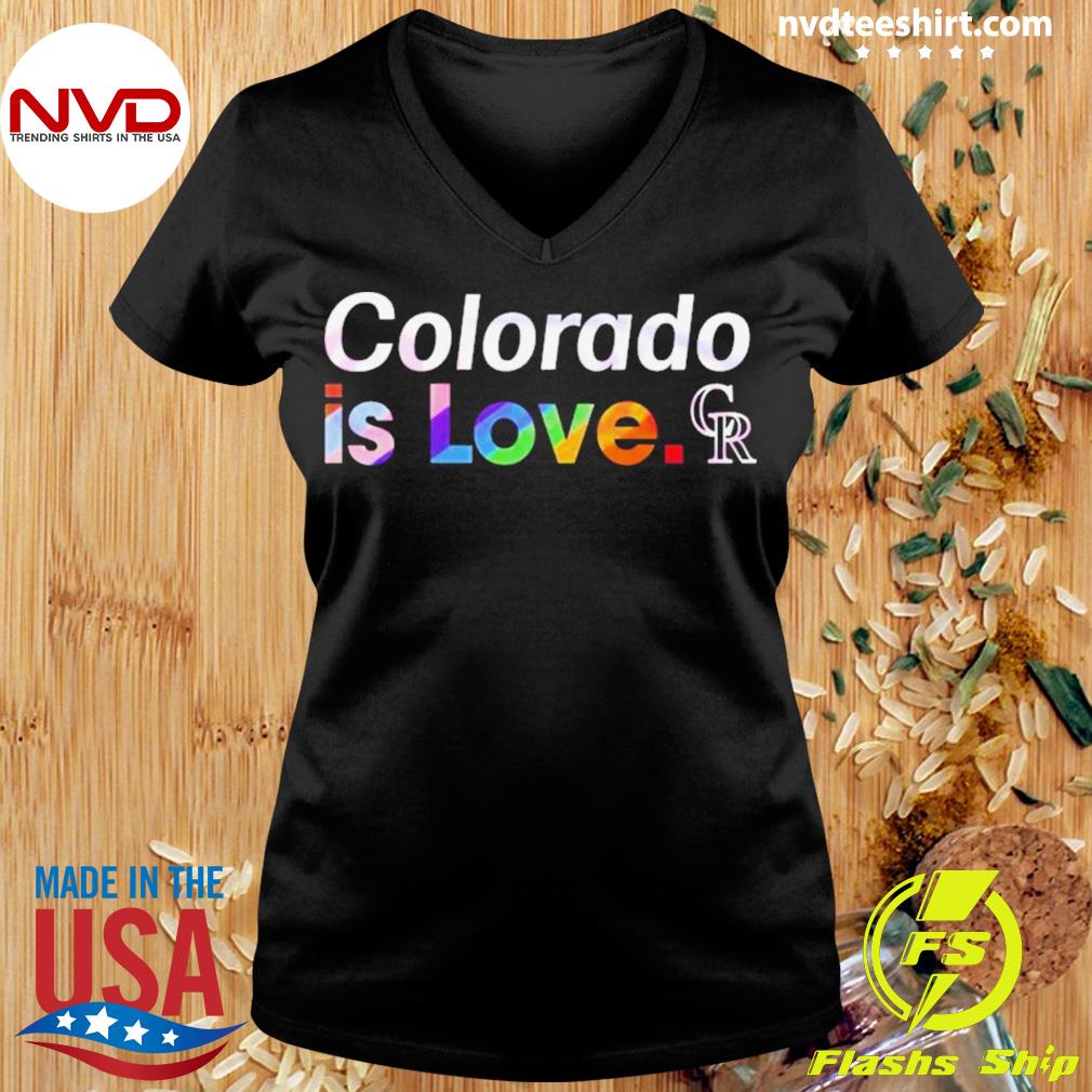 Colorado Rockies Is Love City Mlb Pride T-shirt,Sweater, Hoodie, And Long  Sleeved, Ladies, Tank Top