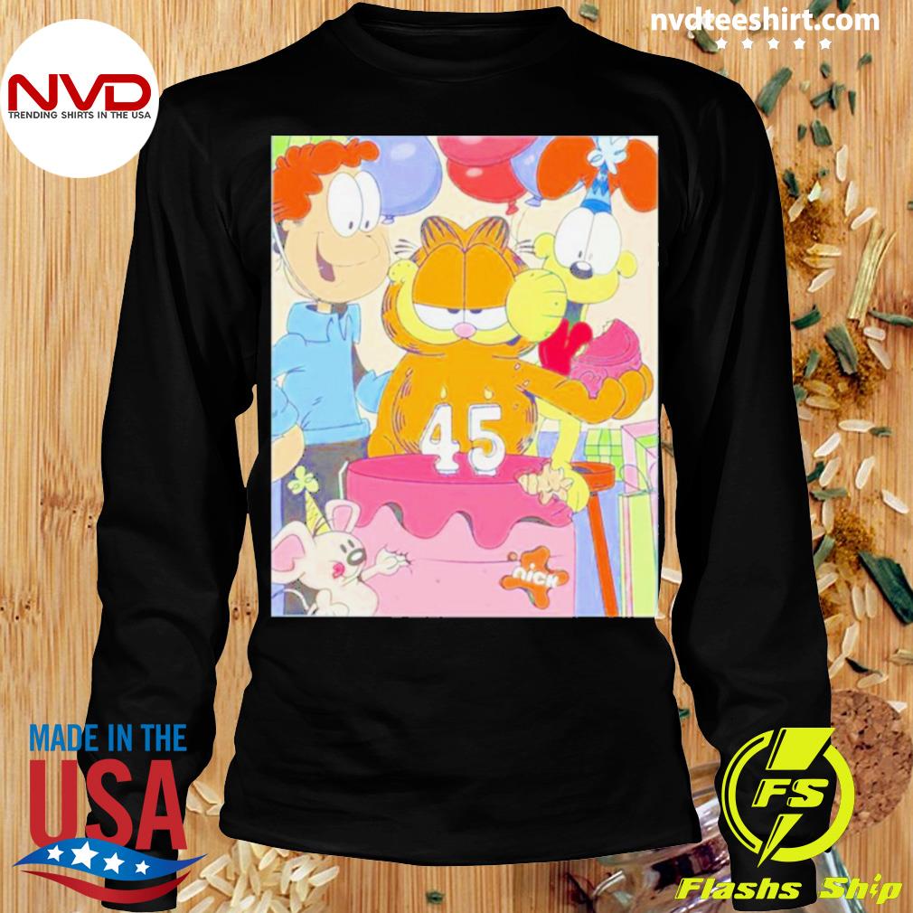 Garfield birthday outlet shirt