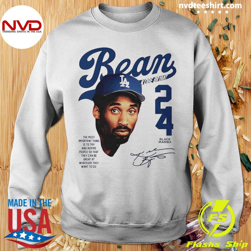 Kb Bean Kobe Bryant Los Angeles Dodgers Signature Shirt - Bring Your Ideas,  Thoughts And Imaginations Into Reality Today