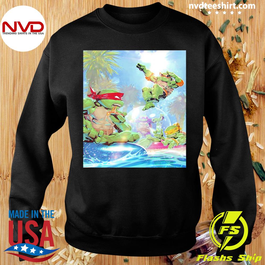 Official Mutant turtles vs the world tmnt art design T-shirt, hoodie, tank  top, sweater and long sleeve t-shirt