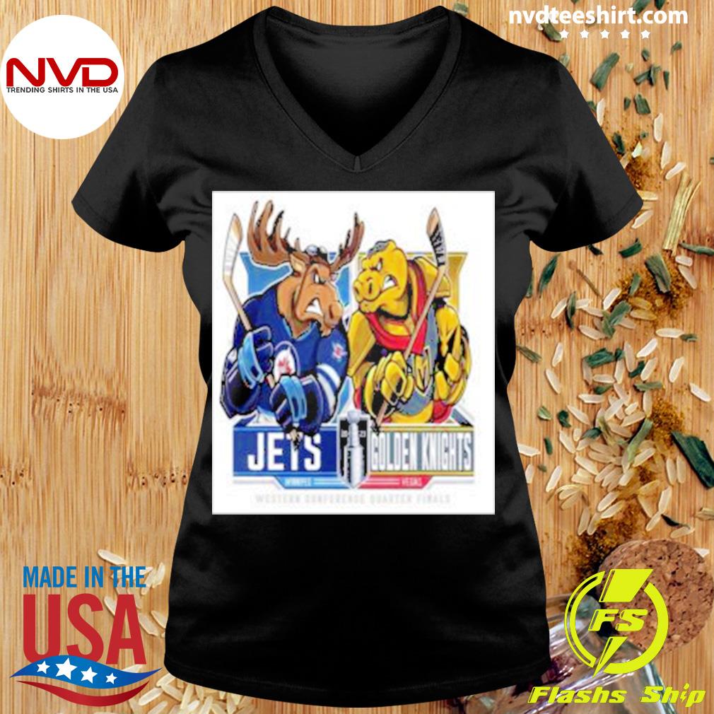 Winnipeg jets vs vegas golden knights 2023 western conference quarter  finals shirt, hoodie, sweater, long sleeve and tank top