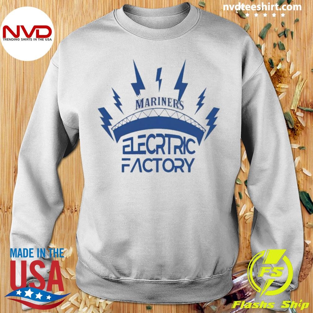 Mariners electric factory shirt