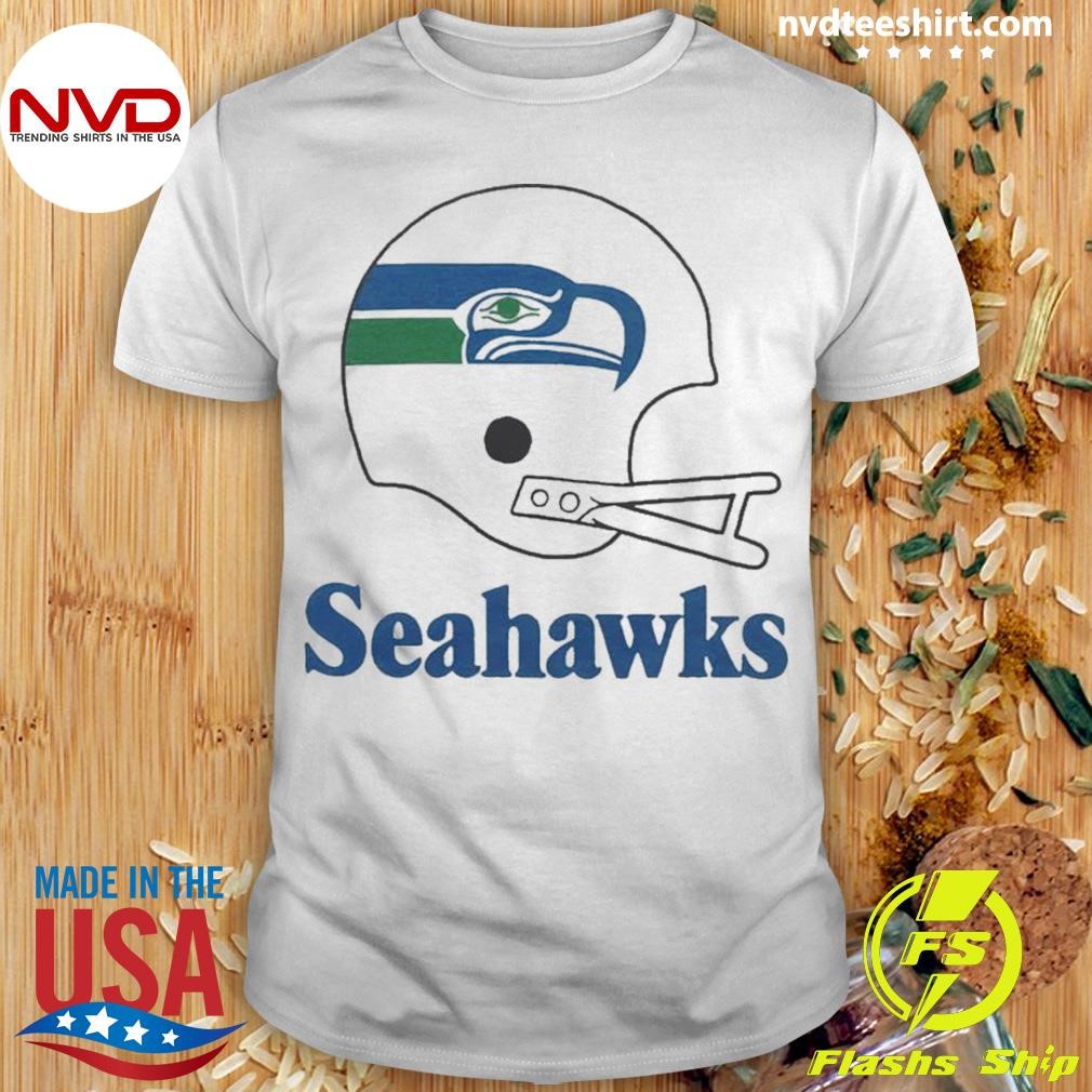 Vintage Seattle Seahawks Helmet T-Shirt