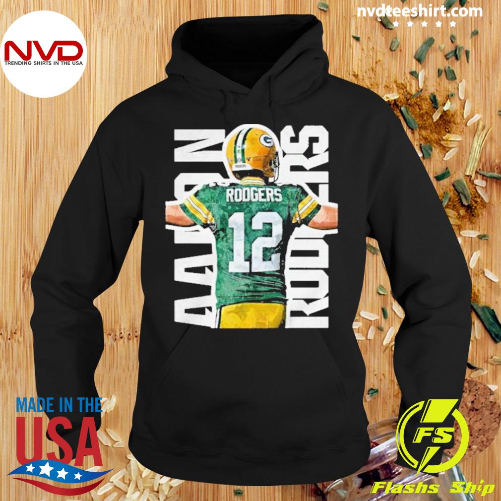 Aaron Rodgers Green Bay Watercolor Art Shirt