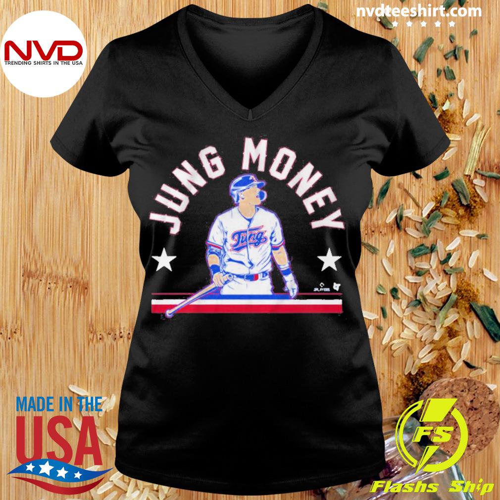 Josh Jung Money, Youth T-Shirt / Royal / Extra Large - MLB - Royal - Sports Fan Gear | breakingt