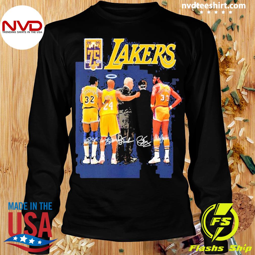 Los Angeles Lakers 75 Years Memories Shirt, hoodie, sweater, long