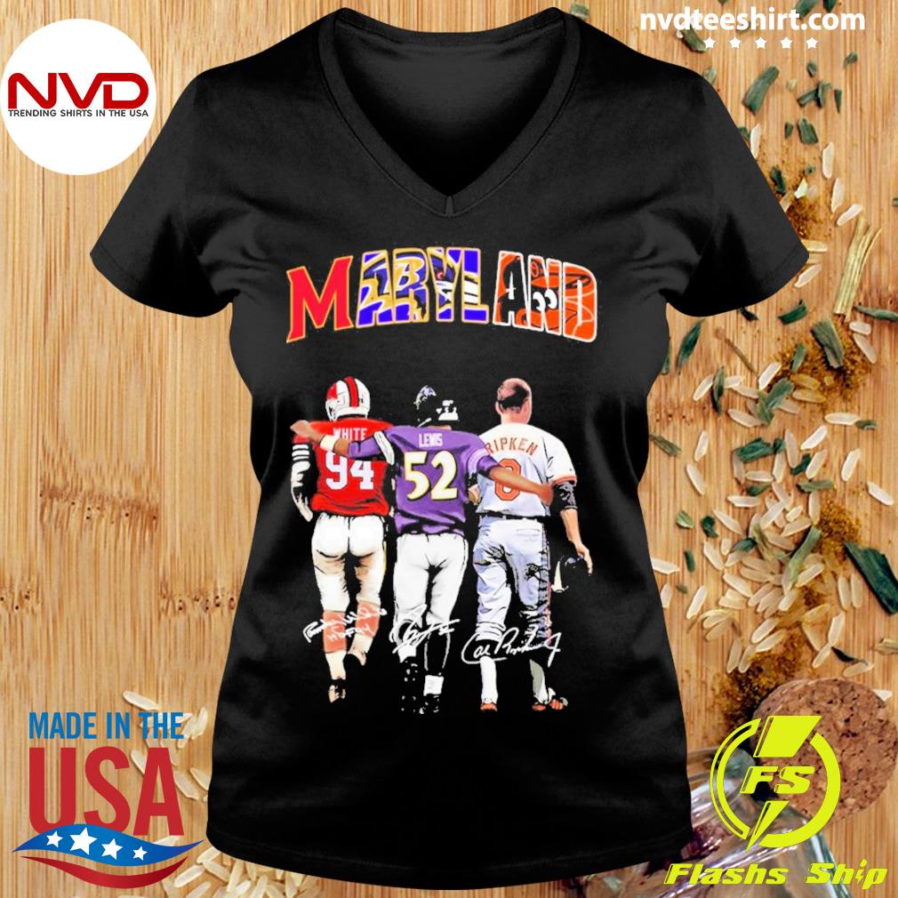 Cal Ripken and Ray Lewis Maryland signatures shirt, hoodie, sweater, long  sleeve and tank top