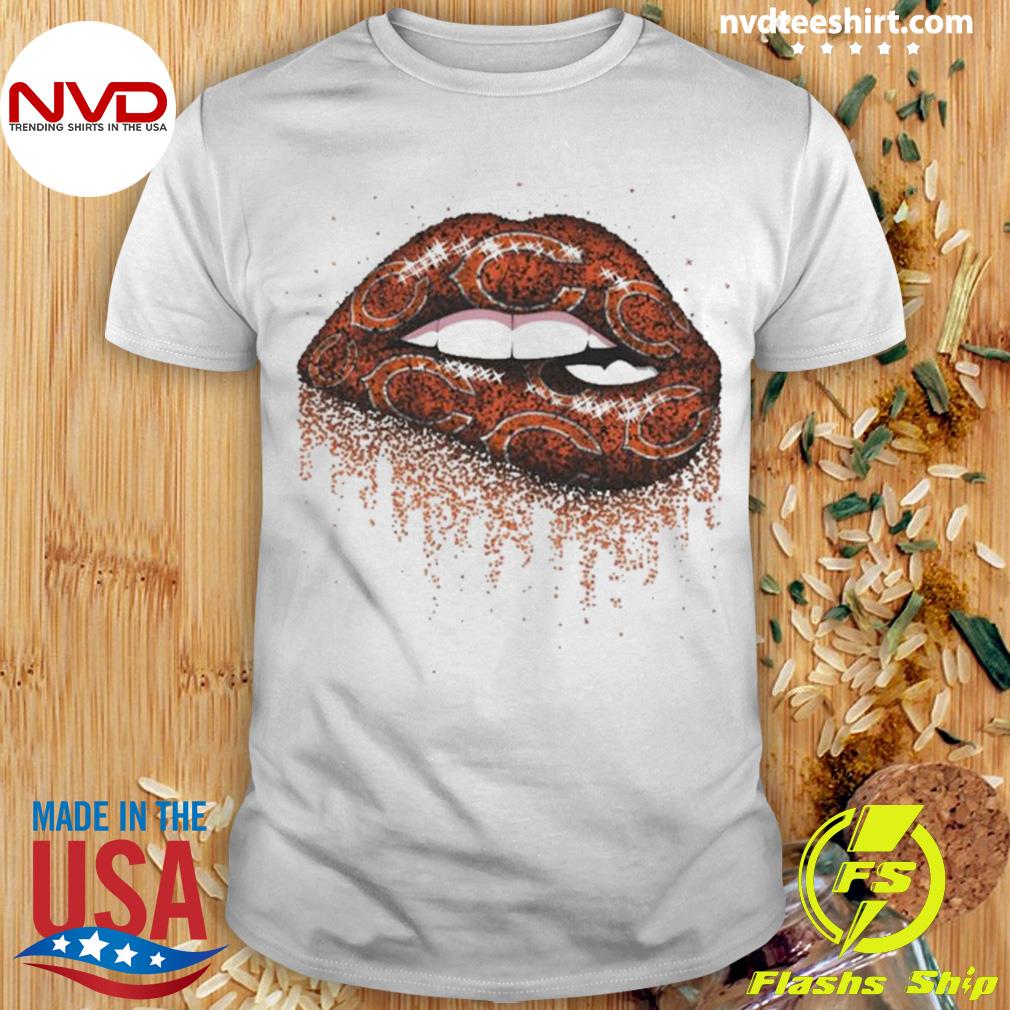 NFL Chicago Bears Lips Shirt - NVDTeeshirt