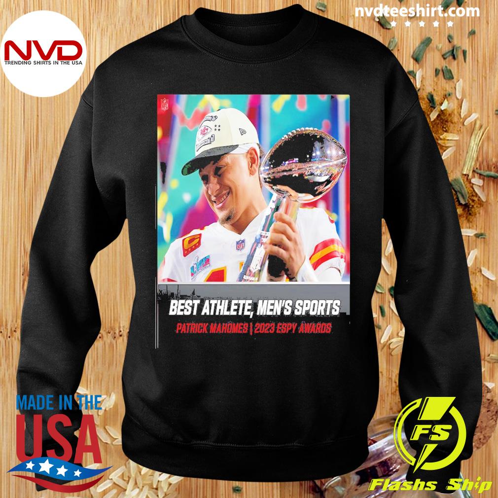 Patrick Mahomes The Best Athlete In Men's Sports Hoodie, 2023 ESPY Tee,  Super Bowl MVP Shirt Gift For NFL Fans - Family Gift Ideas That Everyone  Will Enjoy