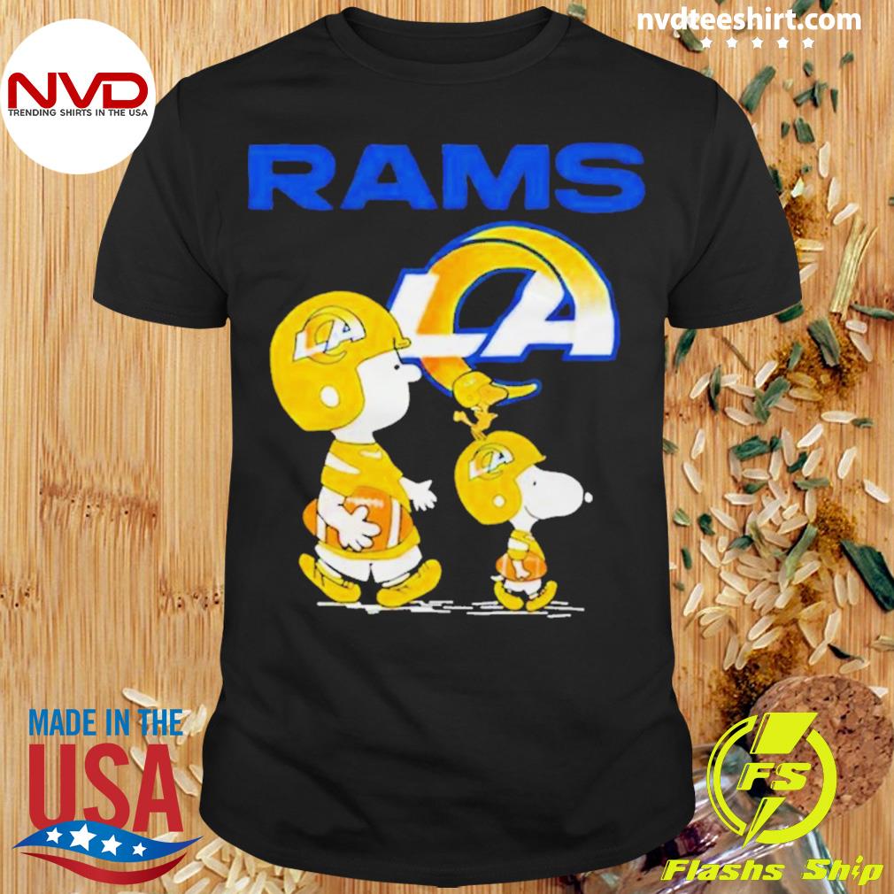 Los Angeles Rams Snoopy and Charlie Brown Peanuts shirt, hoodie, sweater,  long sleeve and tank top