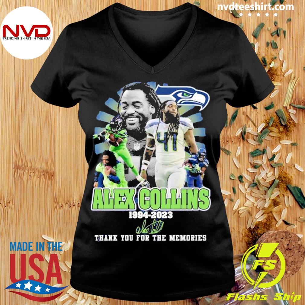 Alex Collins 1994 2023 Memories Seatle Seahawks NFL Shirt, hoodie, sweater  and long sleeve