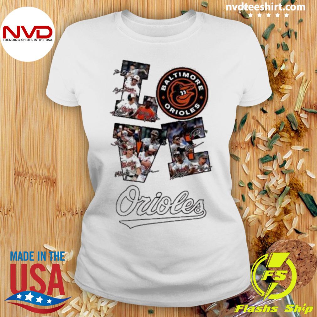 Official Baltimore Orioles Love Team Personalized Orange Shirt, hoodie,  sweater, long sleeve and tank top