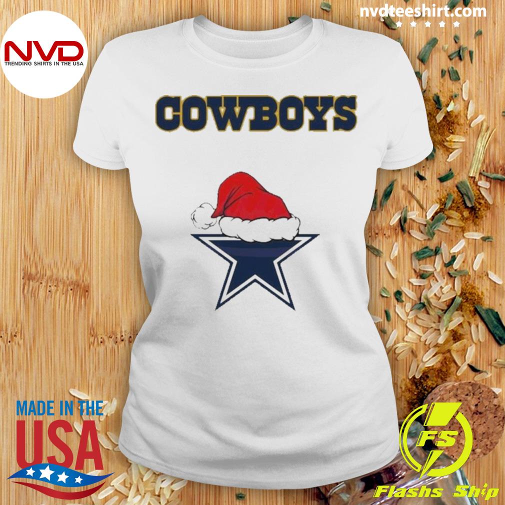 Dallas Cowboys Women's V-Neck Summer T-shirt Dress Skirt Short Sleeve  Sundress