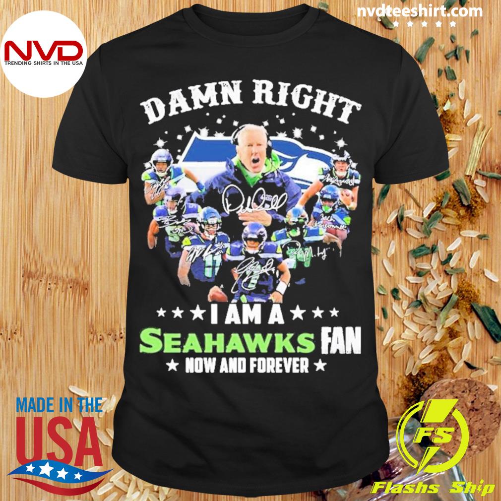 Official i am a Seattle Seahawks fan forever signatures shirt