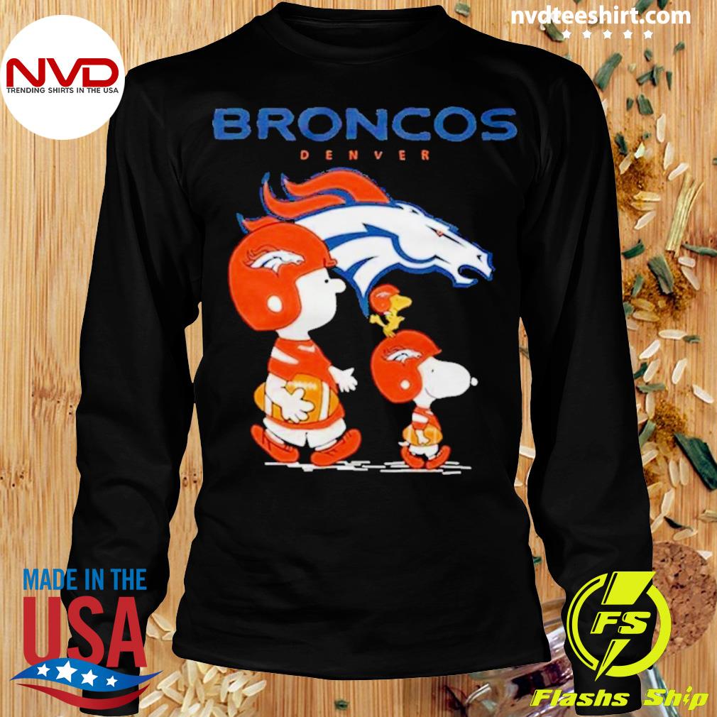 Denver Broncos Snoopy and Charlie Brown Peanuts shirt, hoodie, sweater,  long sleeve and tank top