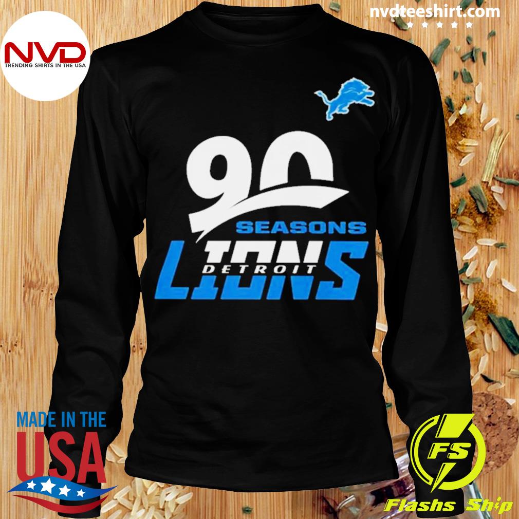 Detroit Lions 90 Seasons Signatures Shirt, hoodie, sweater, long sleeve and  tank top