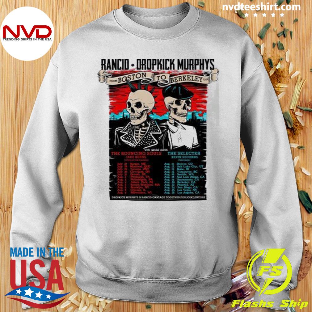 レア USA製DROPKICK MURPHYS×RANCIDツアーTシャツ 古着 ドロップキック
