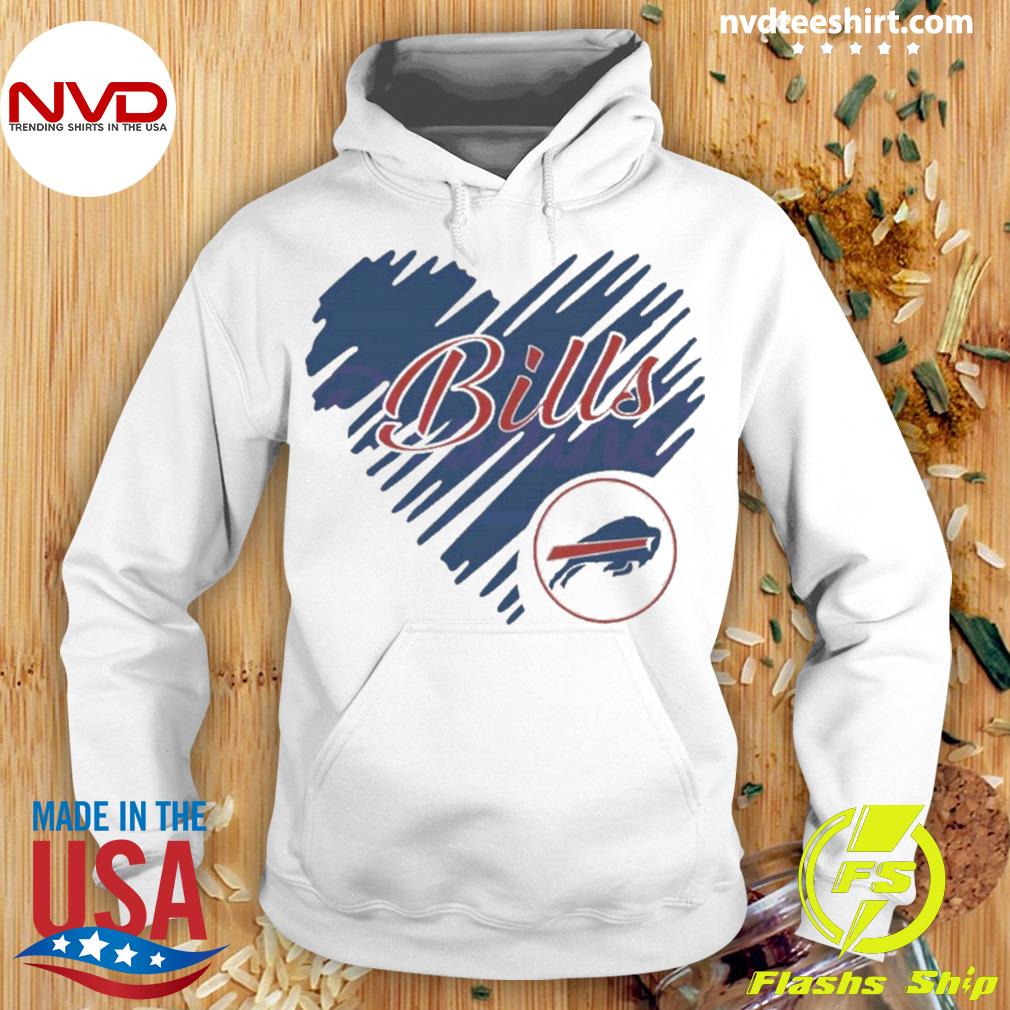 Heart Buffalo Bills NFL team logo shirt, hoodie, sweater and long