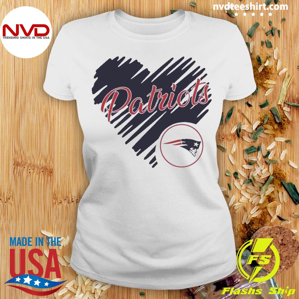 NFL Team Apparel Youth New England Patriots Highlights Grey T-Shirt