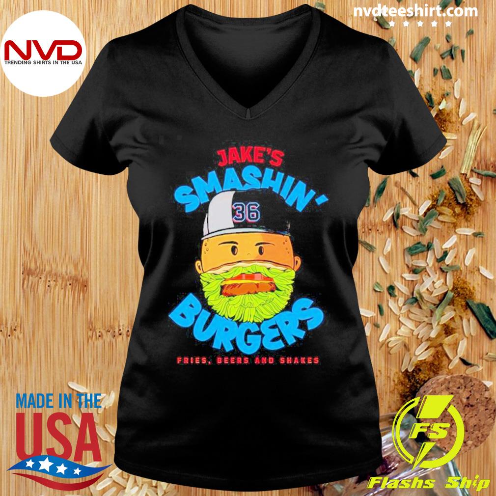 Official Jake Burger Smashin' Burgers shirt, hoodie, sweater, long sleeve  and tank top