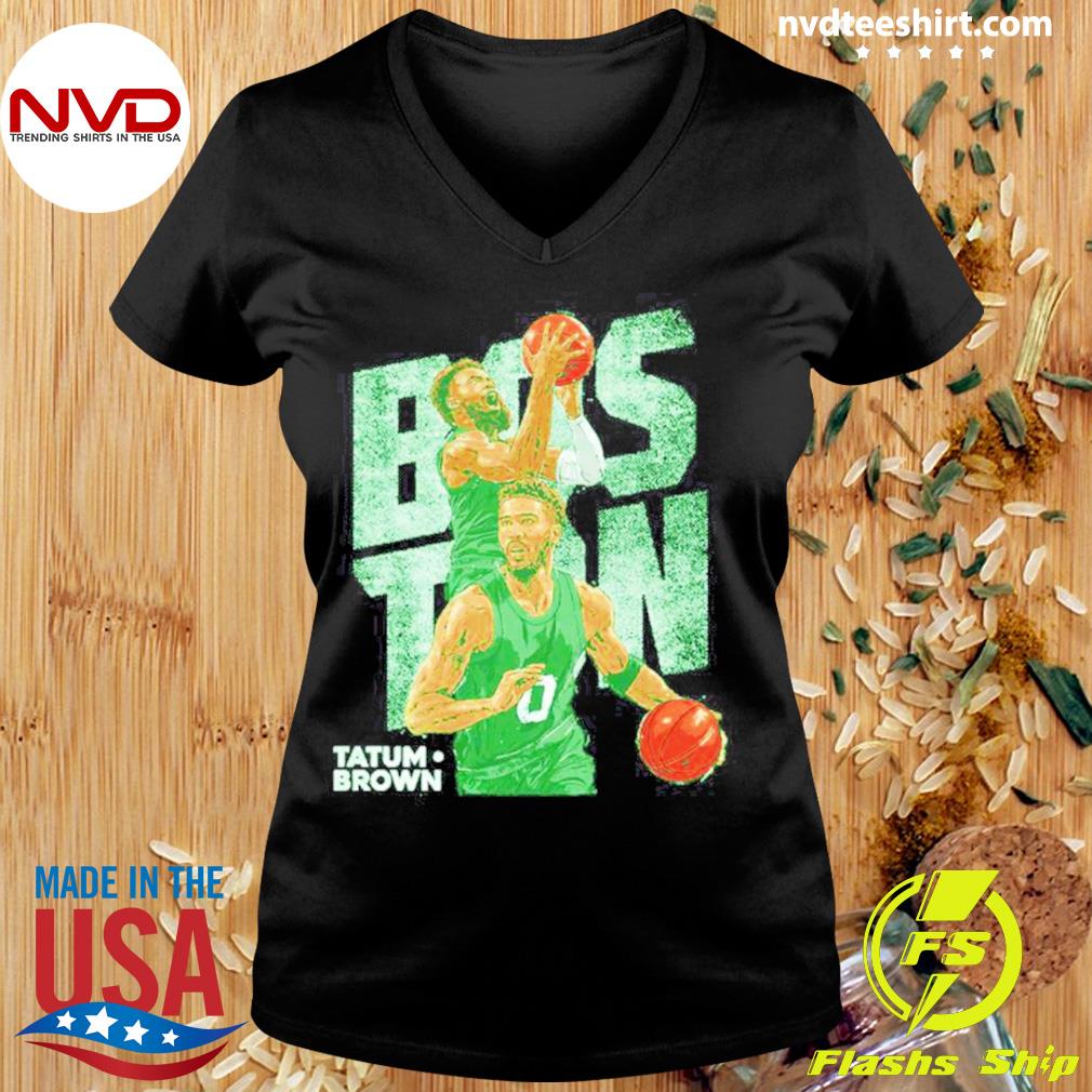 Discount Jayson Tatum Jaylen Brown Boston Duo Fashionable T-shirt