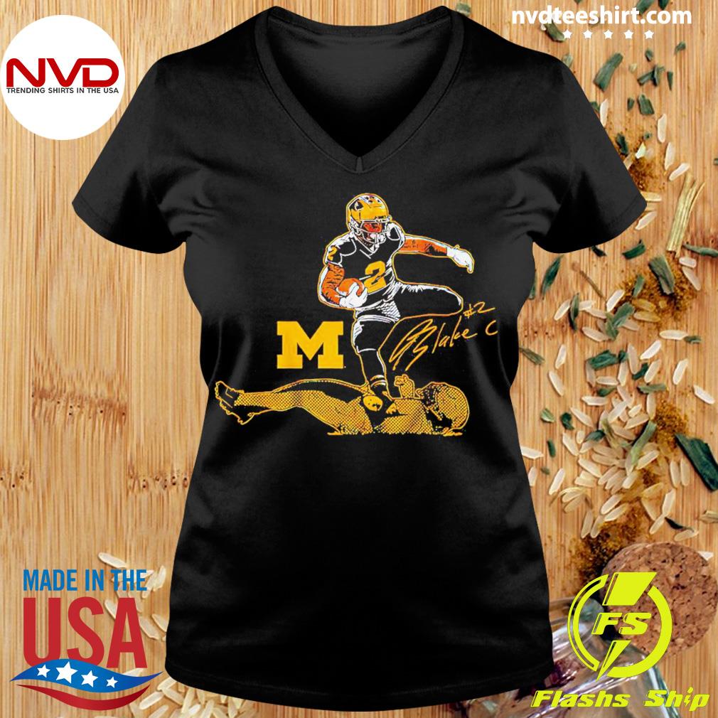 Michigan Football Blake Corum Superstar Pose Signature Shirt