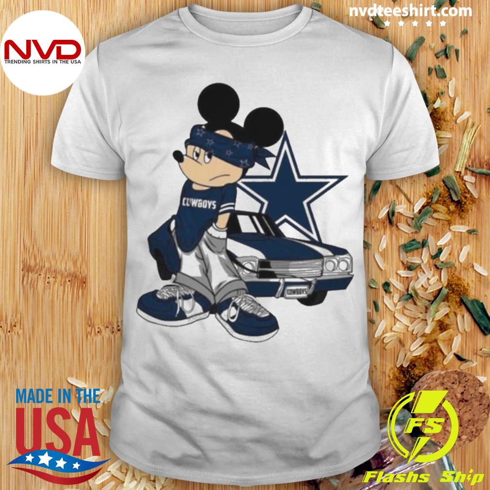 Mickey Hip Hop Dallas Cowboys Style 2023 Shirt, hoodie, sweater