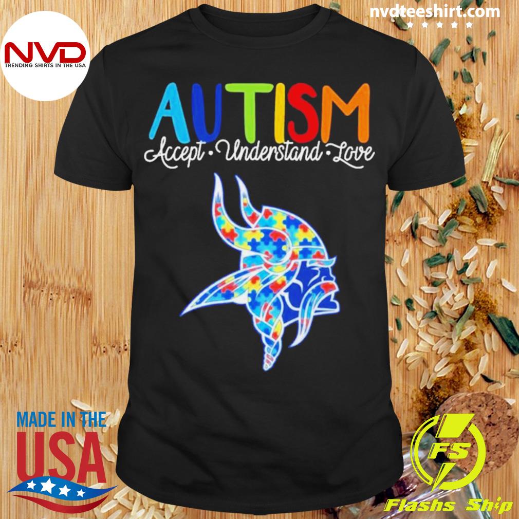 Minnesota Vikings Hand Autism 2023 Shirt