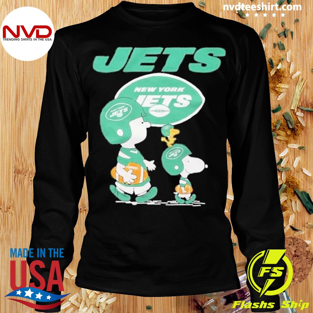 New York Jets Snoopy and Charlie Brown Peanuts shirt, hoodie