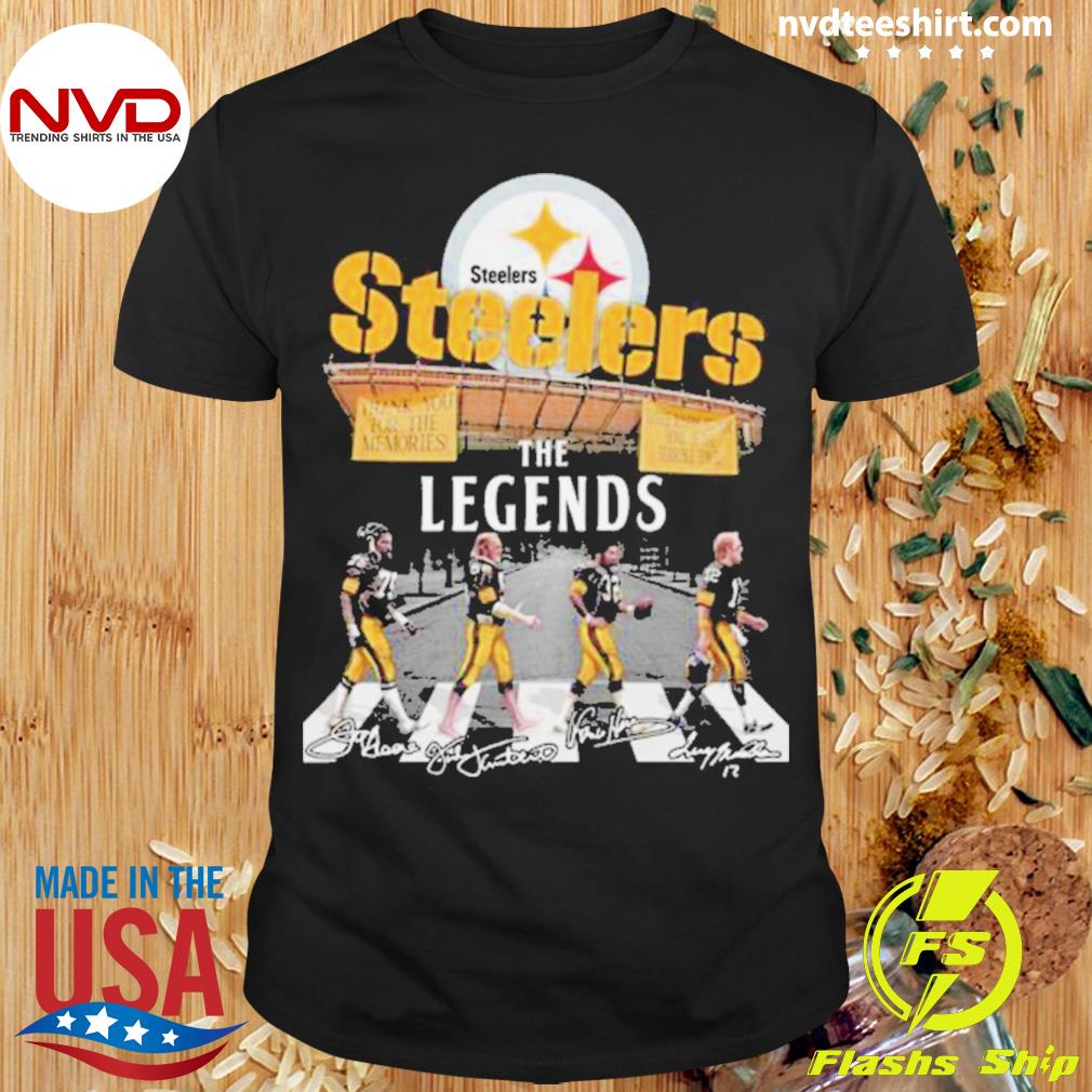 Steelers The Legends Abbey Road Signatures T-shirt,Sweater, Hoodie, And  Long Sleeved, Ladies, Tank Top