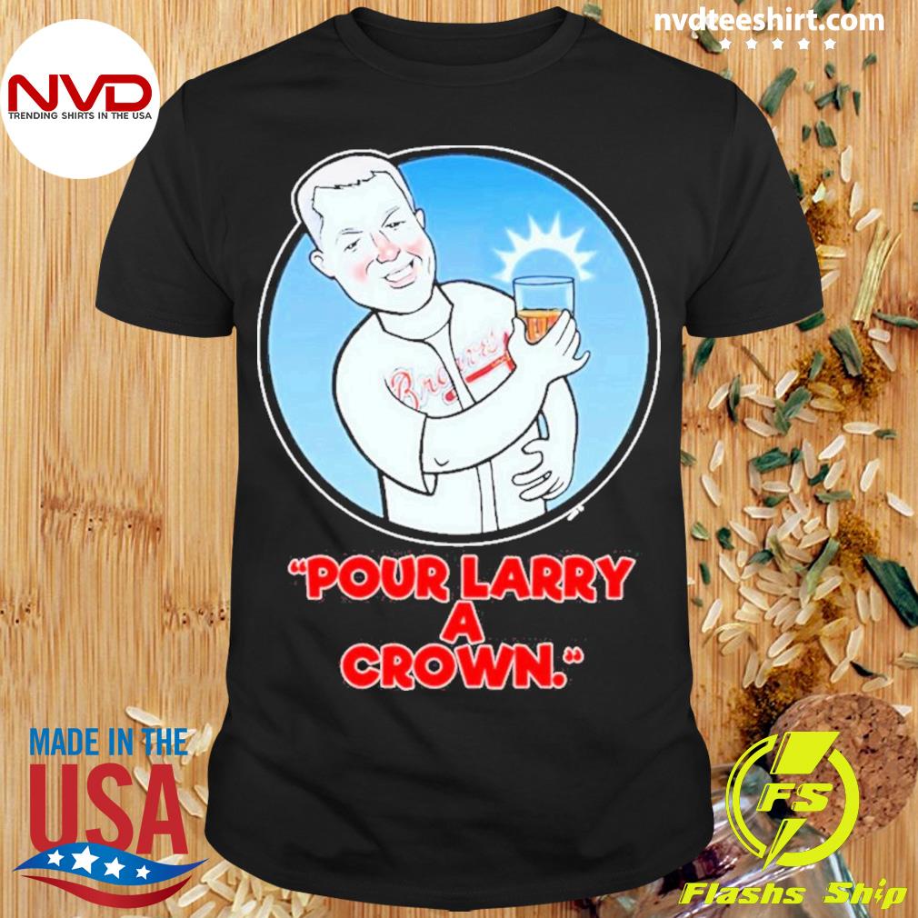 OneRockin Pour Larry A Crown Shirt