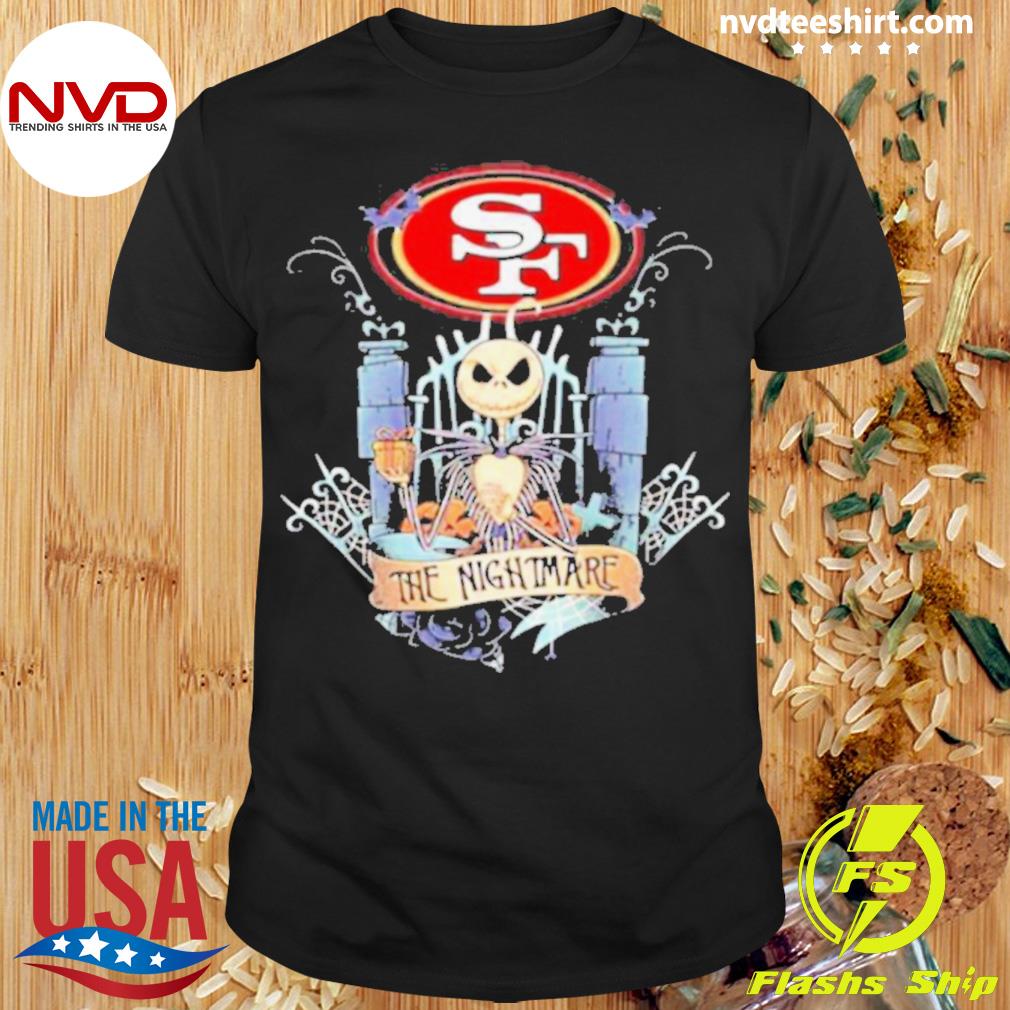 Jack Skellington the nightmare San Francisco 49Ers shirt - Kingteeshop