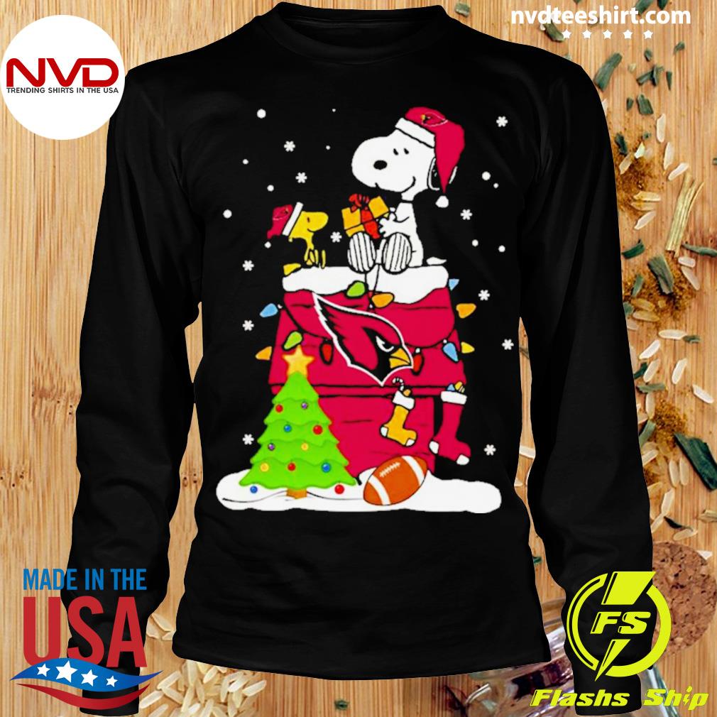 Christmas Snoopy Arizona Cardinals Shirt - Shibtee Clothing