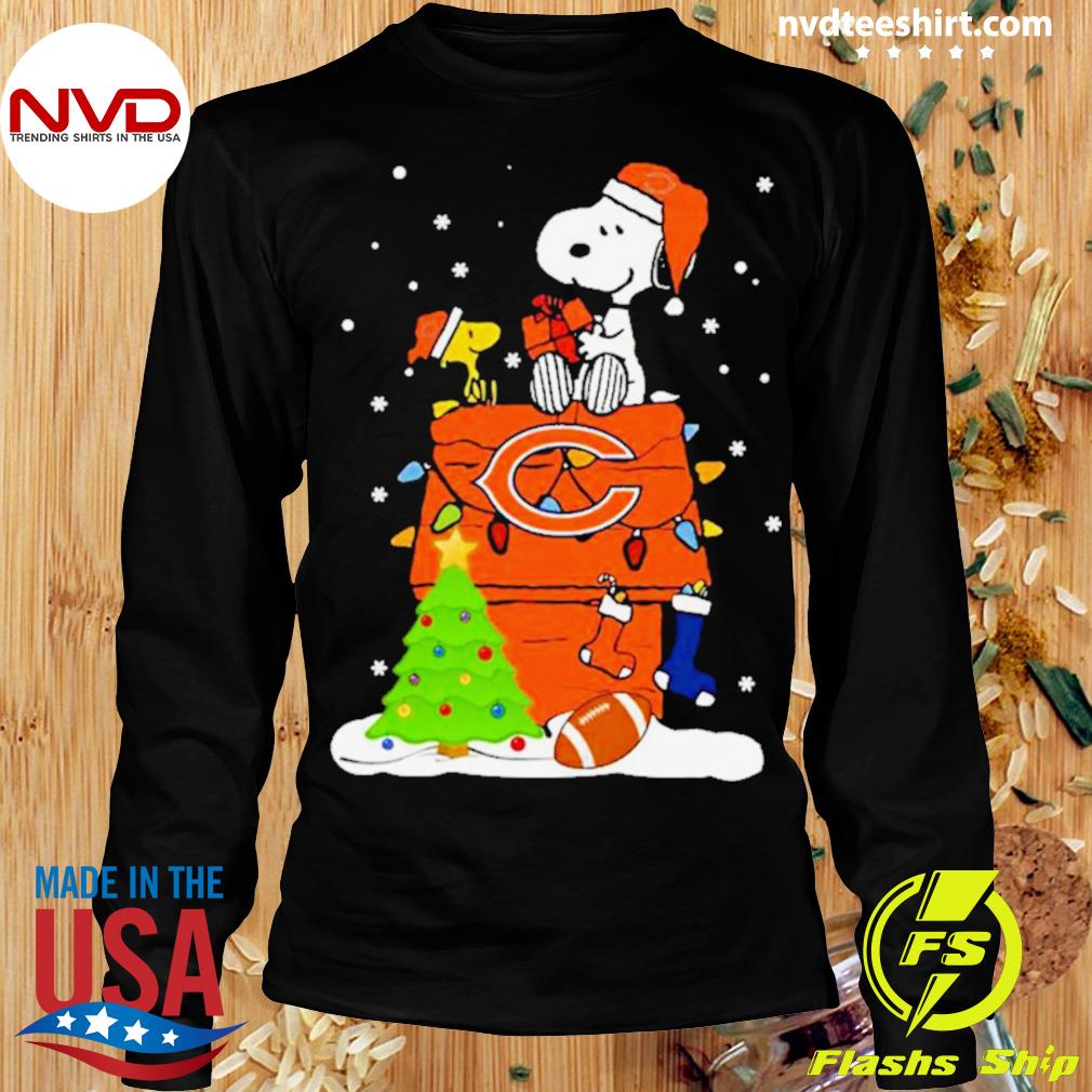 Christmas Snoopy Chicago Bears Shirt - Shibtee Clothing