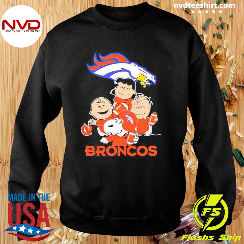 Denver Broncos Snoopy and Charlie Brown Peanuts shirt, hoodie, sweater,  long sleeve and tank top