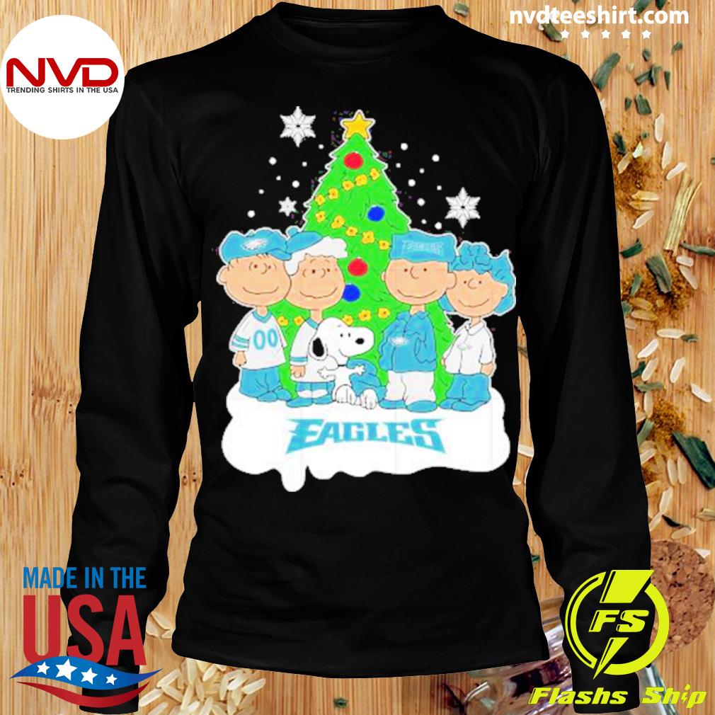 Official Snoopy The Peanuts Philadelphia Eagles Christmas Shirt