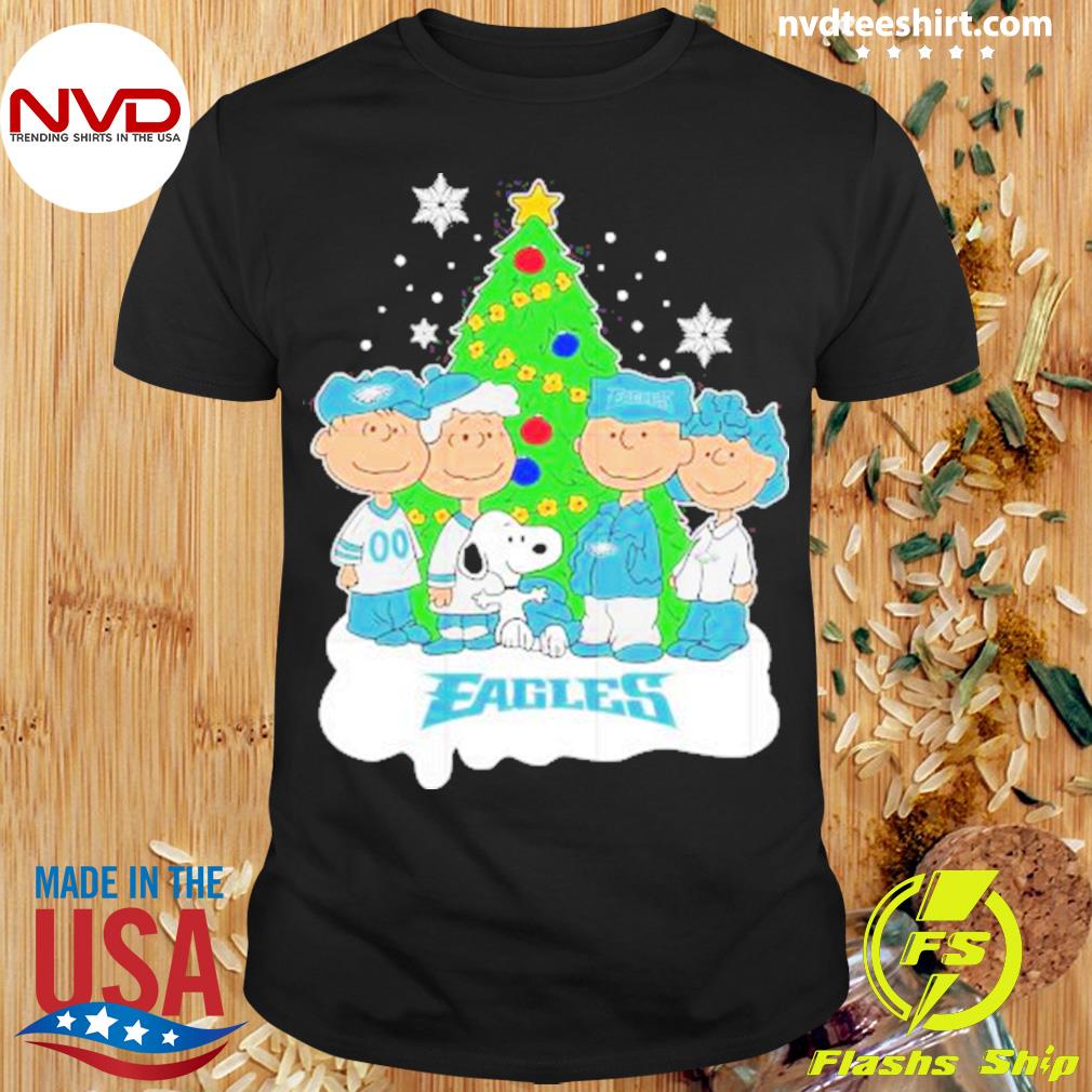 Official Snoopy The Peanuts Philadelphia Eagles Christmas Shirt