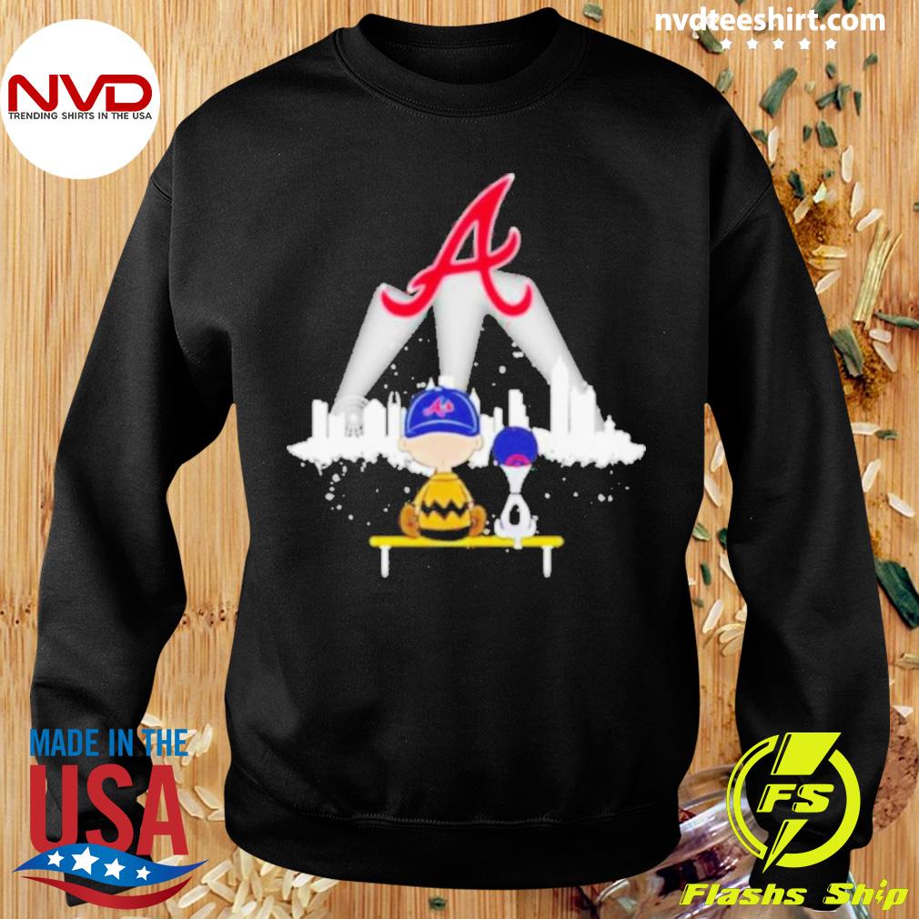 Charlie Brown And Snoopy Playing Baseball Atlanta Braves MLB 2023 Shirt,  hoodie, sweater, long sleeve and tank top