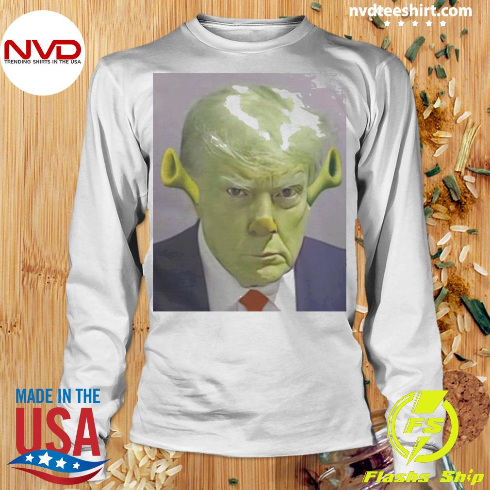 Trump Mugshot Shrek Meme Shirt