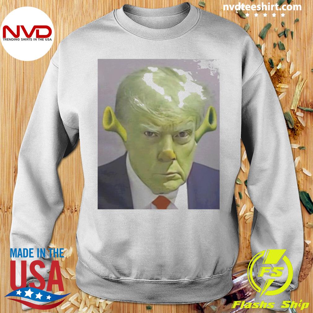 Trump Mugshot Shrek Meme Shirt