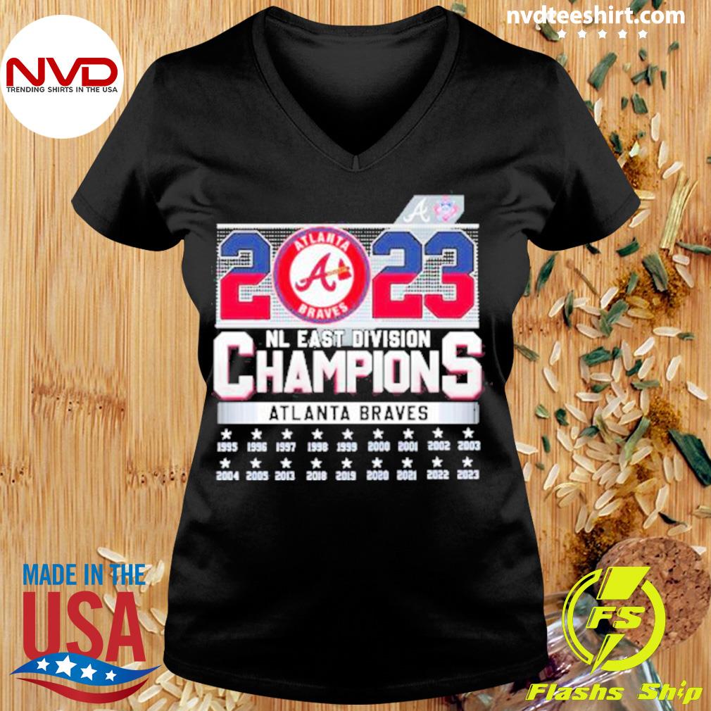 Nl East Division Champions Atlanta Braves 2023 1995 2023 T Shirt -  Peanutstee