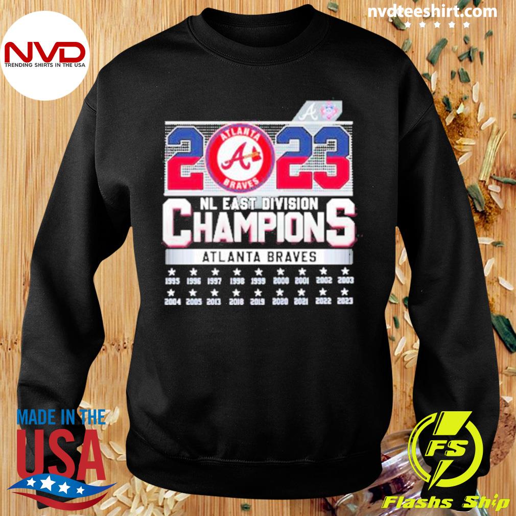 The Atlanta Braves are 2023 NL East Champions shirt, hoodie