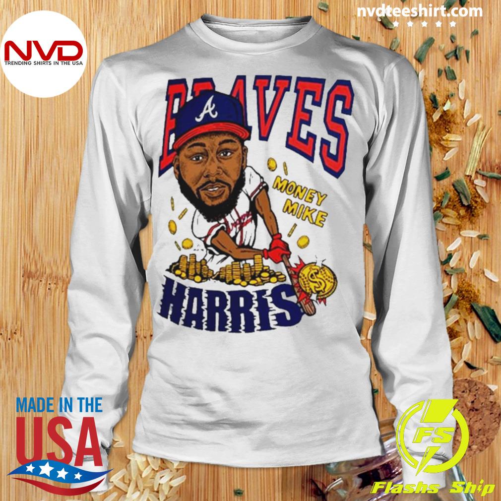 Atlanta Braves Michael Harris Ii Homage Caricature Tri-blend T-shirt,Sweater,  Hoodie, And Long Sleeved, Ladies, Tank Top